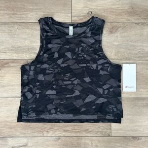 lululemon Train to be Tank - Black Camo - Size 6